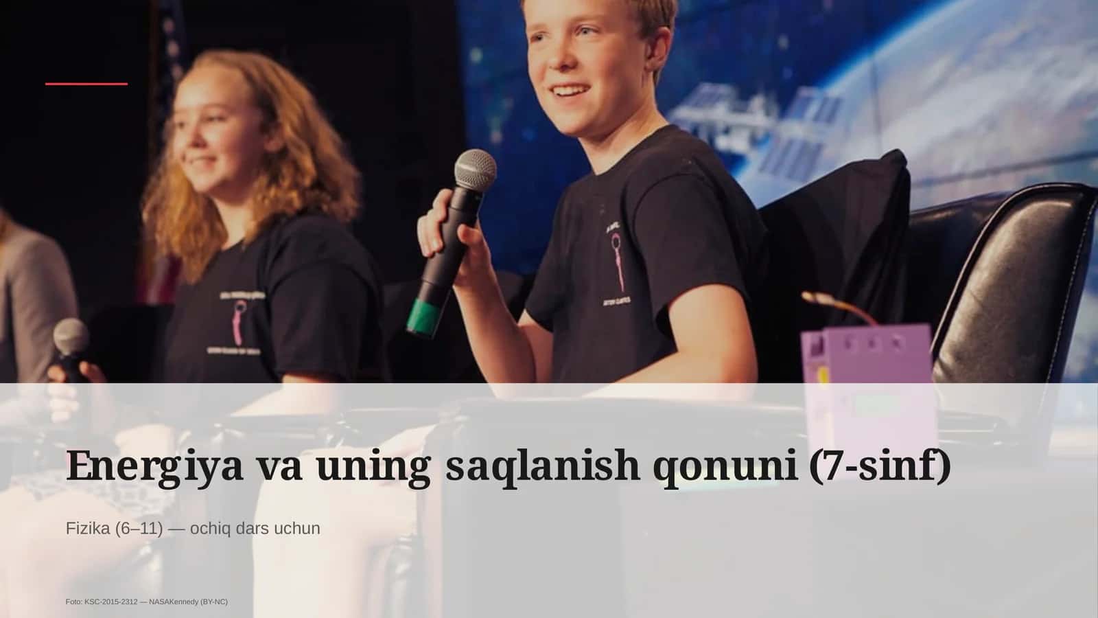 Energiya va uning saqlanish qonuni (7-sinf)