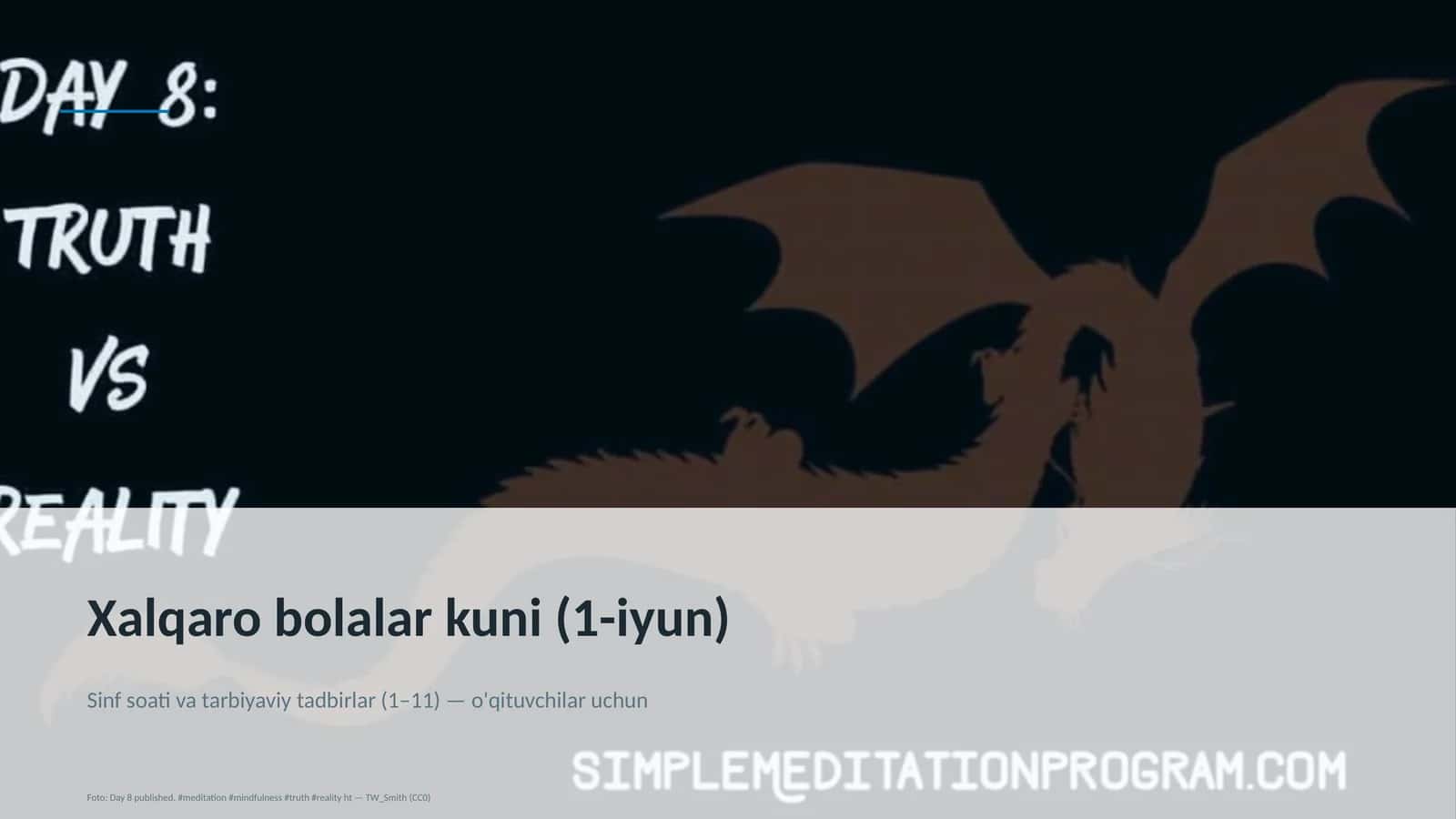 Sinf soati va tarbiyaviy tadbirlar
