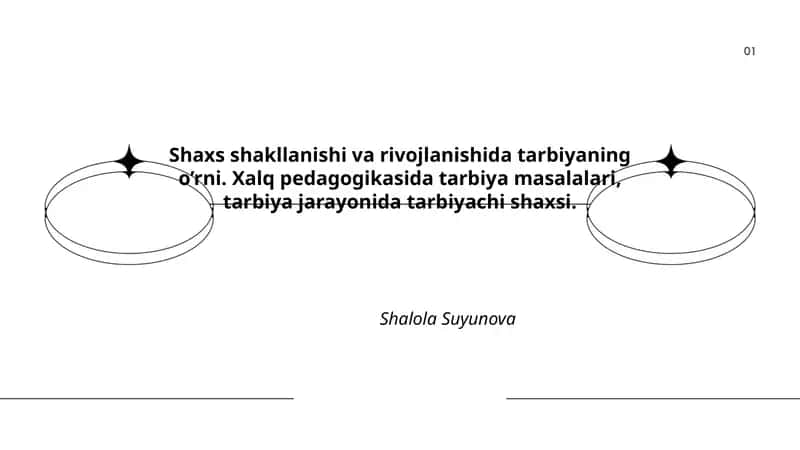 Tarbiyaning shaxs shakllanishidagi roli va zamonaviy yondashuvlar