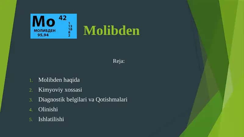 Molibden