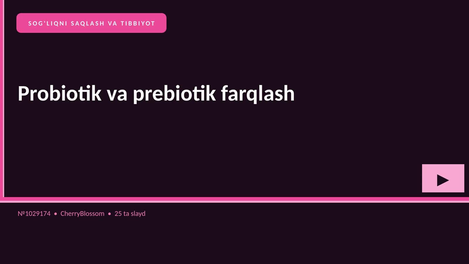 Probiotik va prebiotik farqlash