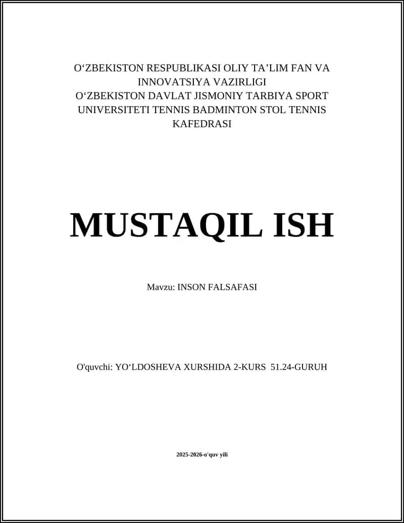 INSON FALSAFASI