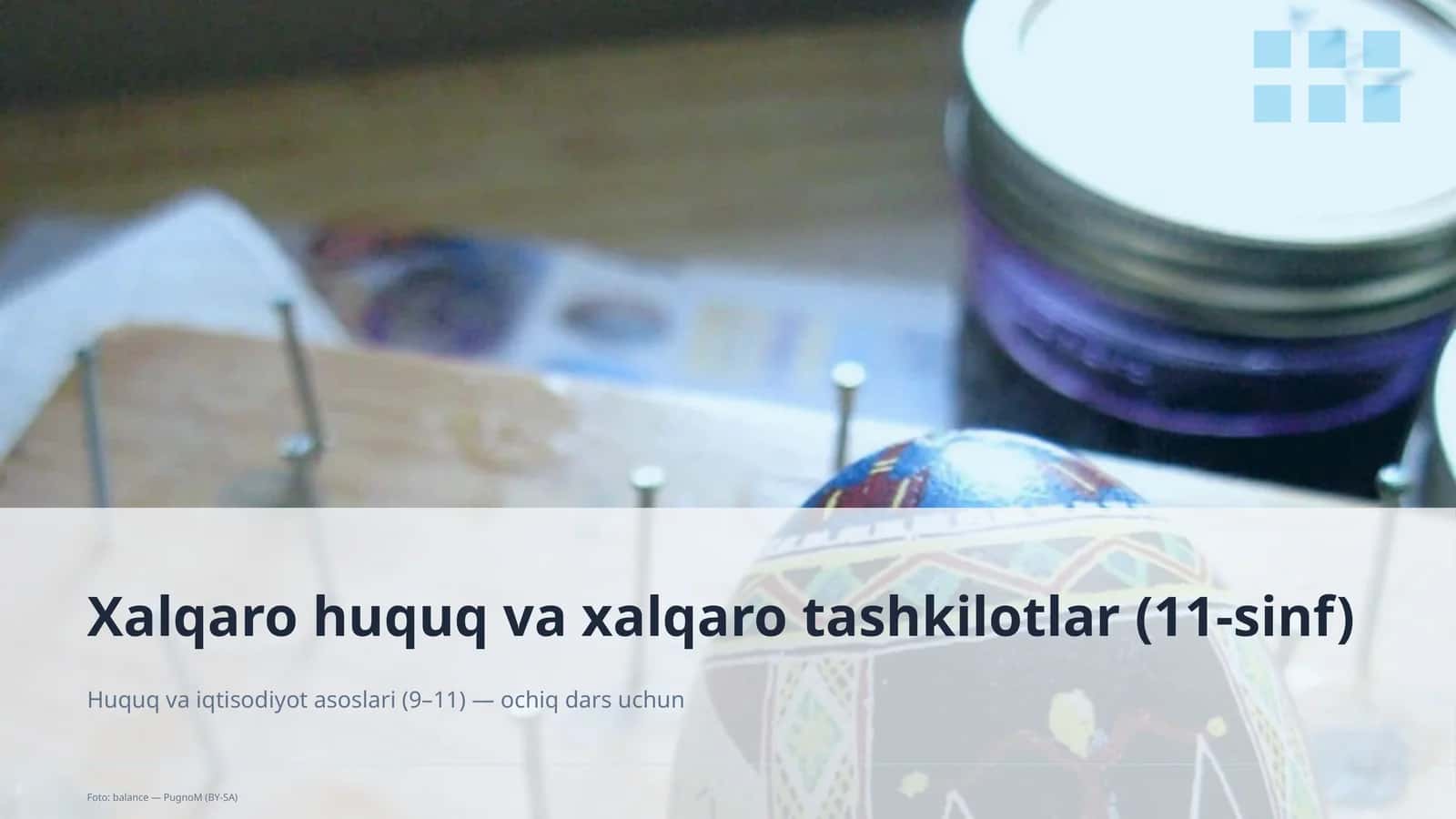 Xalqaro huquq va xalqaro tashkilotlar (11-sinf)