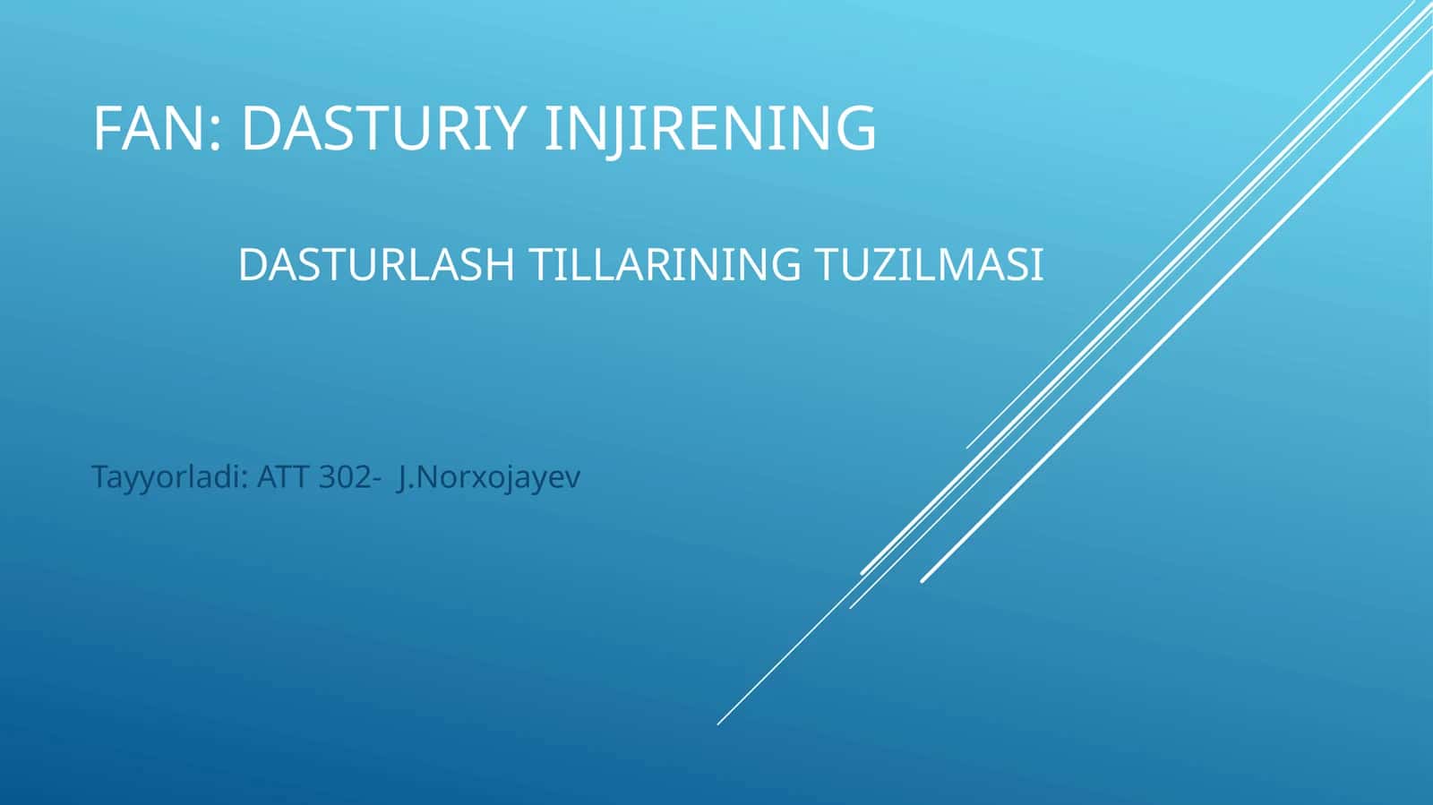 Dasturiy Injirening