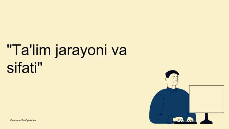 Taqdimot