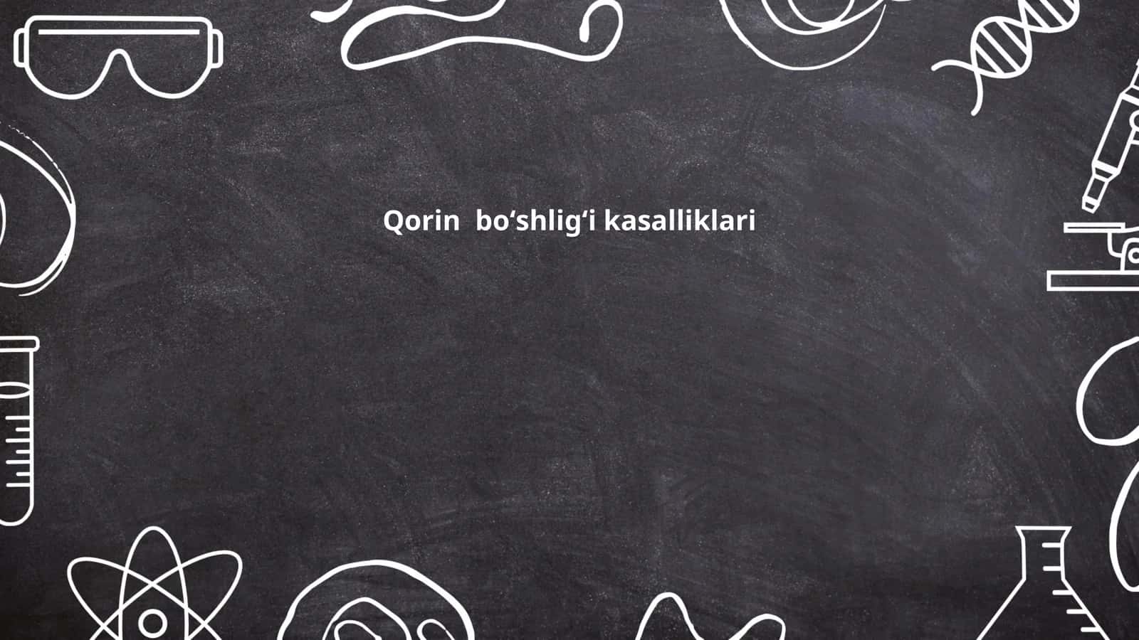 Qorin boʻshligʻi kasalliklari