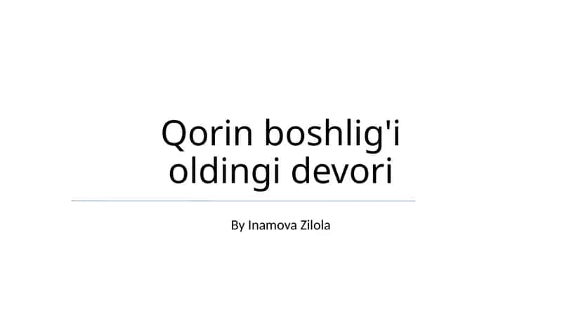 Qorin boshlig'i oldingi devori