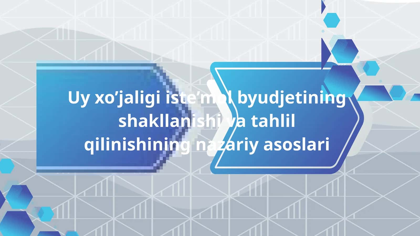 Uy-xo'jalikining istemol byudjeti va xarajatlar tarkibi tahlili