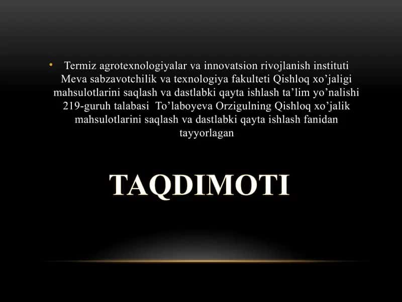 Don va don mahsulotlarini saqlash tarixi