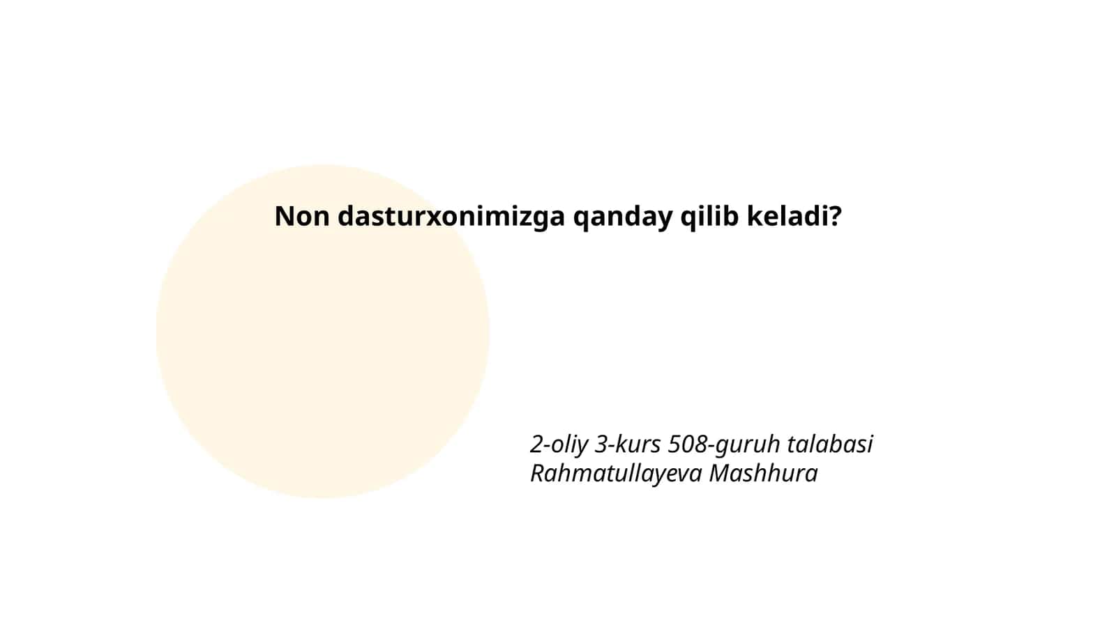 Bug'doyning o'sishi jarayoni