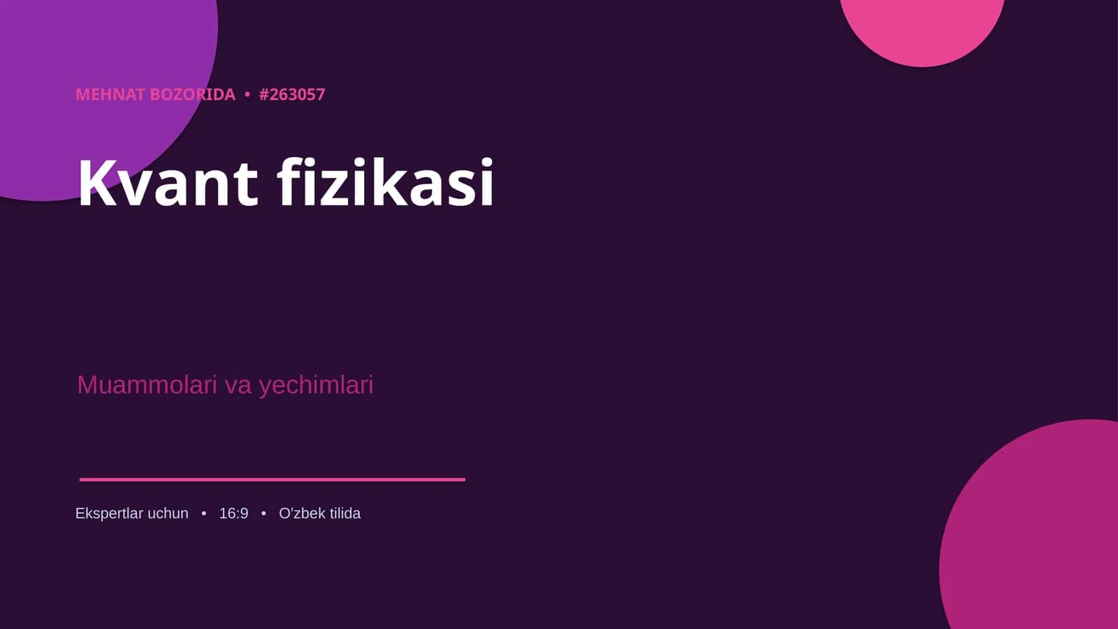 Kvant fizikasi