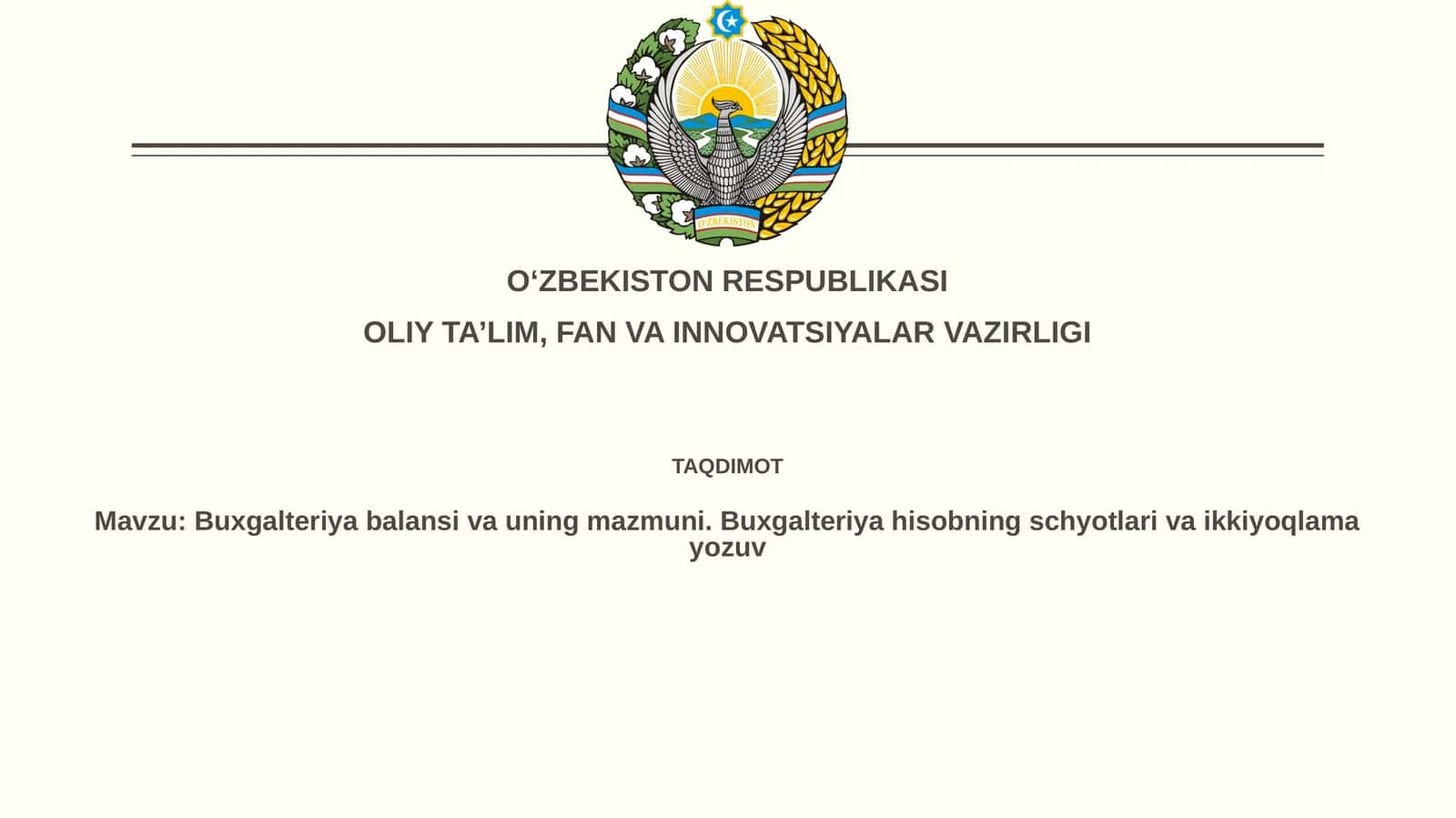 Buxgalteriyabalansivauningmazmuni