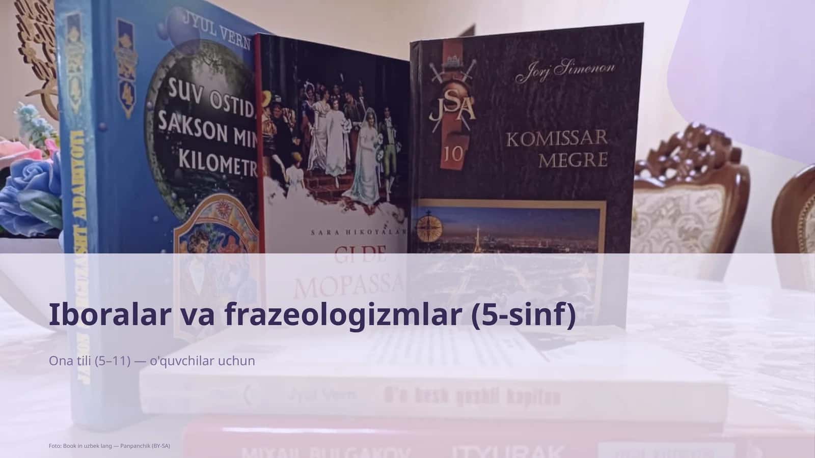 Iboralar va frazeologizmlar (5-sinf)