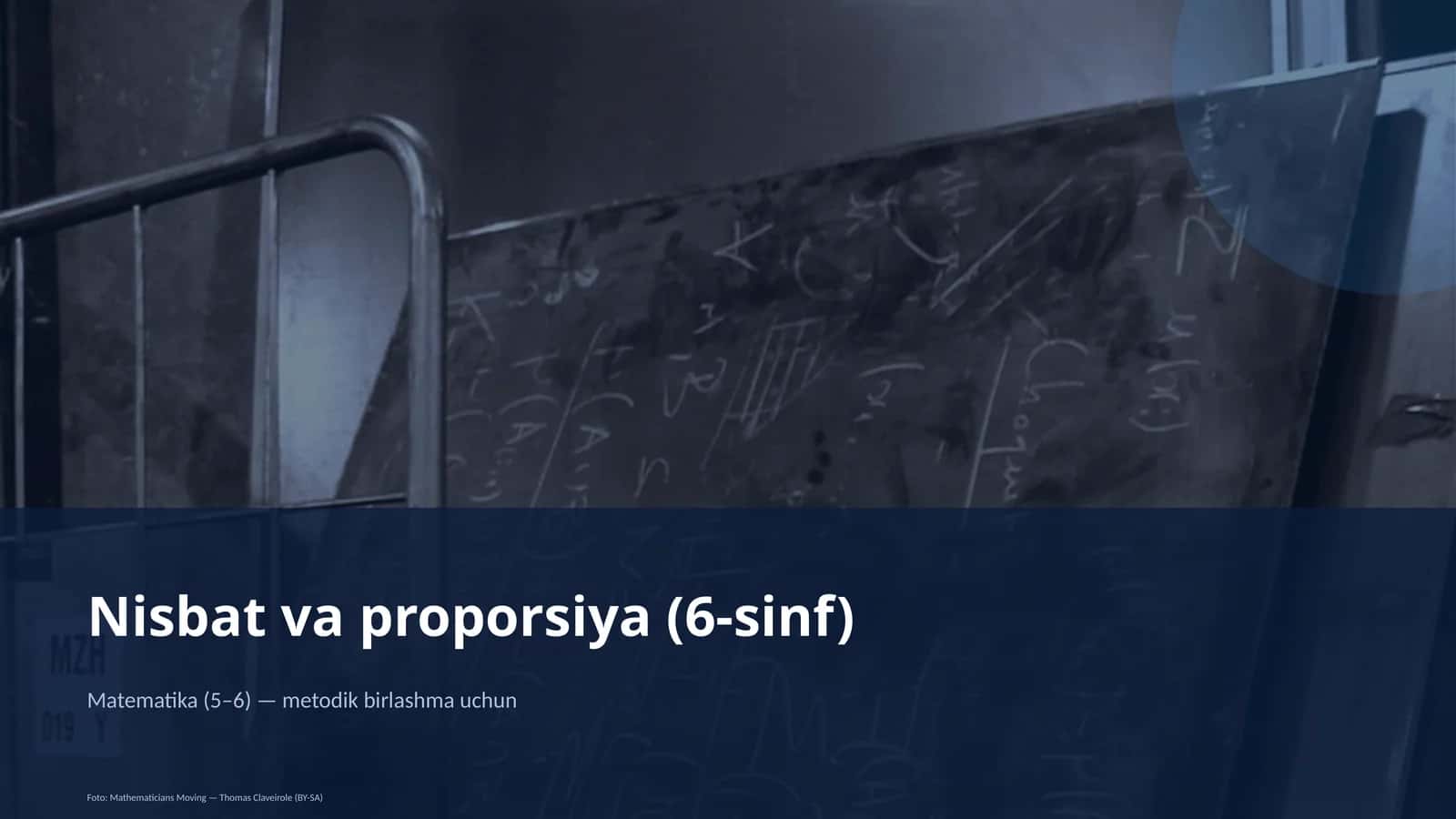 Nisbat va proporsiya (6-sinf)