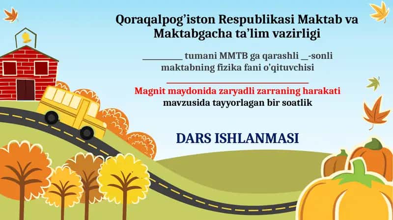 Magnitmaydoni dazaryadli zarraning harakati