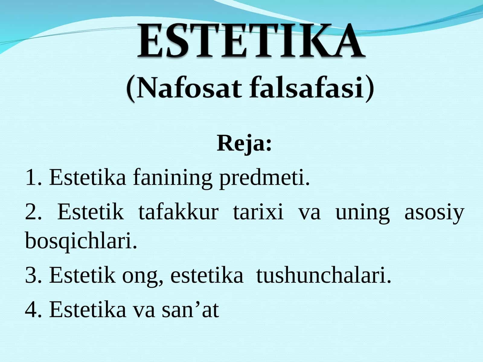 Estetika falsafasi