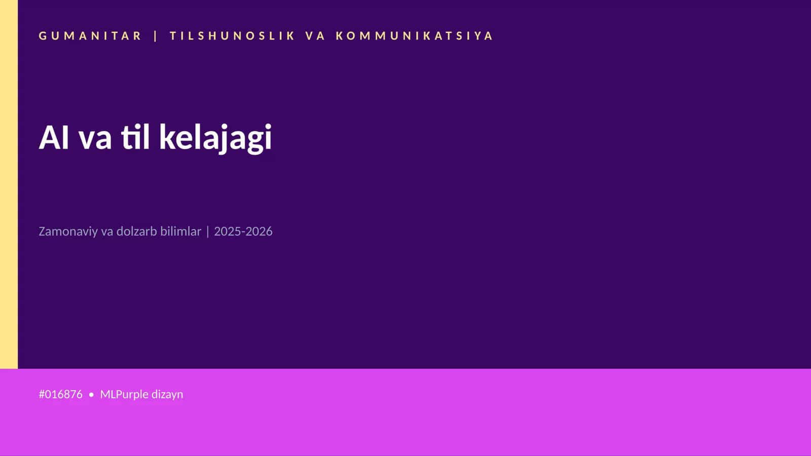 AI va til kelajagi