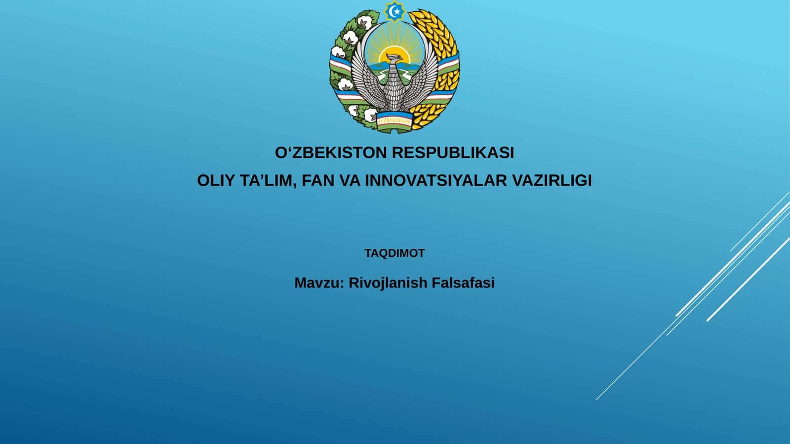 Rivojlanish Falsafasi