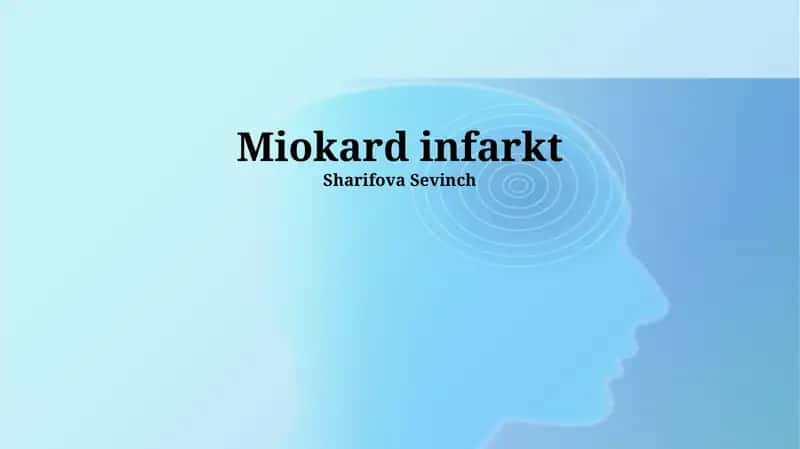Miokard infarkt
