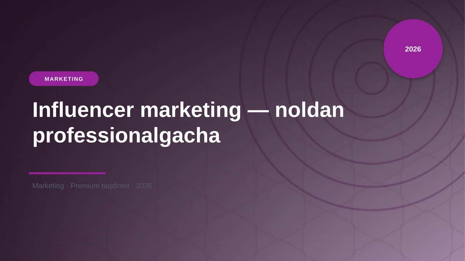 Influencer marketing — noldan professionalgacha