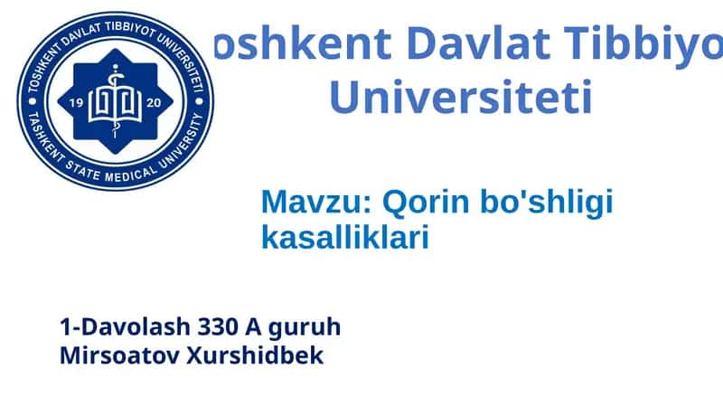 Qorinbo'shligikasalliklari