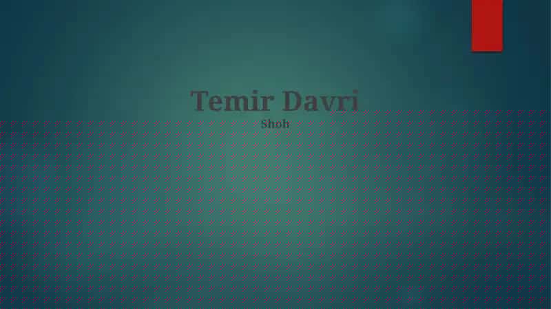 Temir Davri