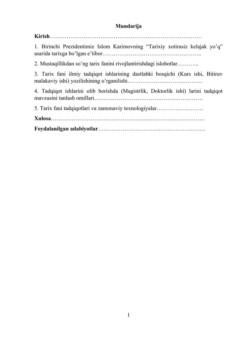 "Tarixiy xotirasiz kelajak yo’q"