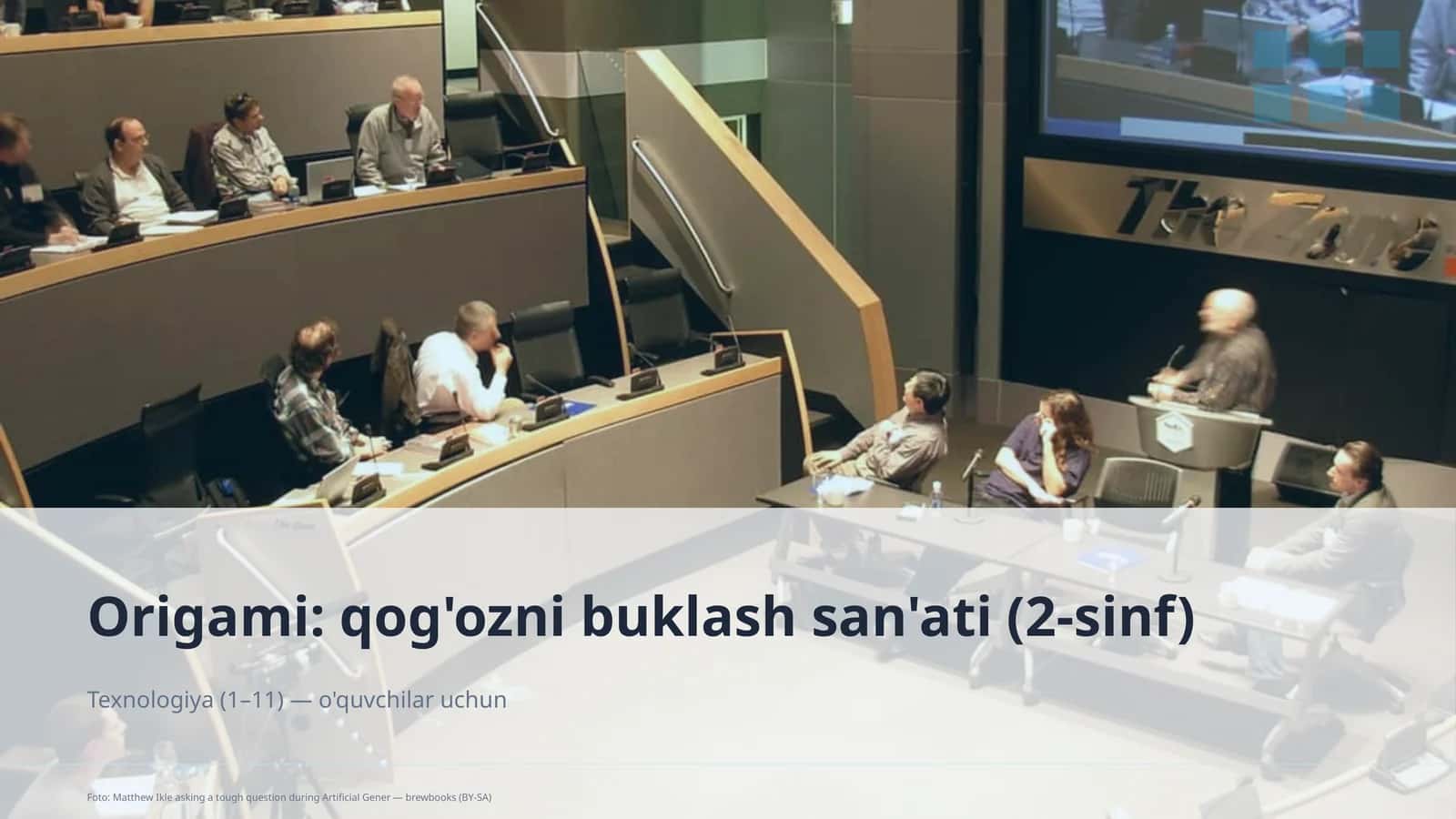 Origami: qog'ozni buklash san'ati (2-sinf)