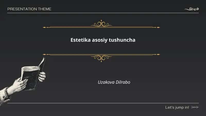Estetika asosiy tushuncha