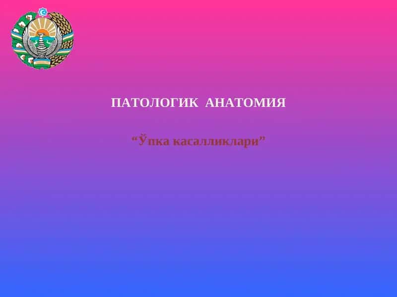 Ўпка касалликлари