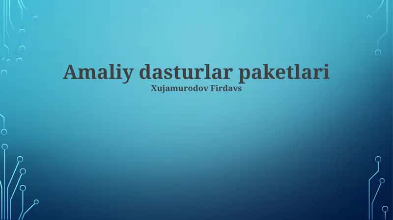Dasturiy ta'minot paketlari