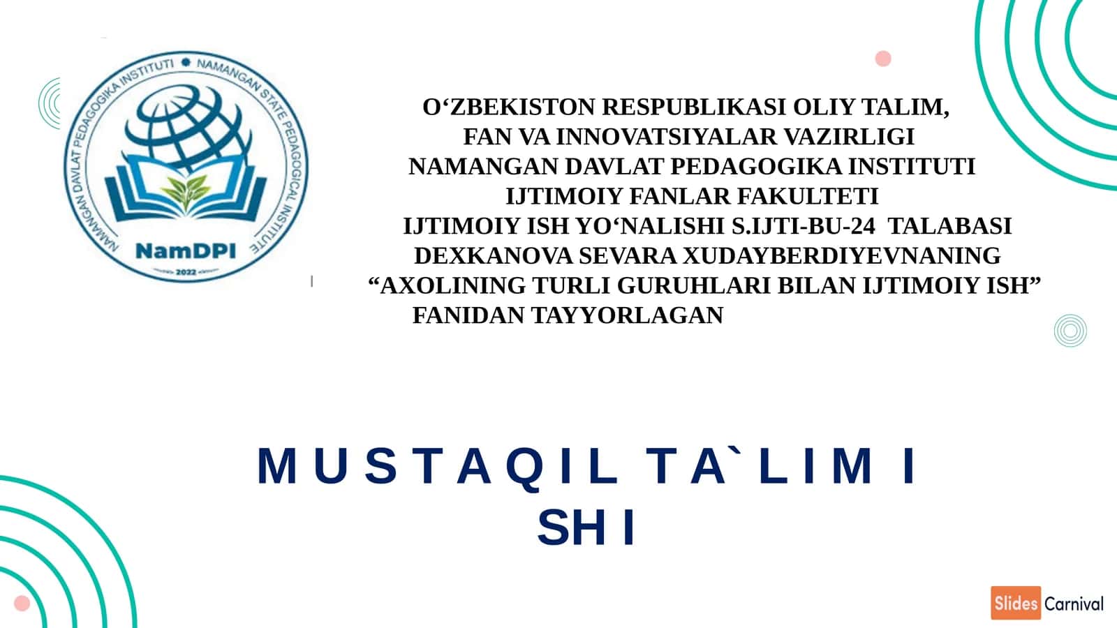 Zo'ravonlik qurboni bo'lgan ayollar va bolalar bilan ijtimoiy reablitatsiya amalga oshirish