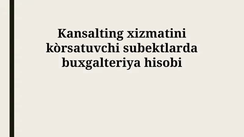 Kansalting xizmati