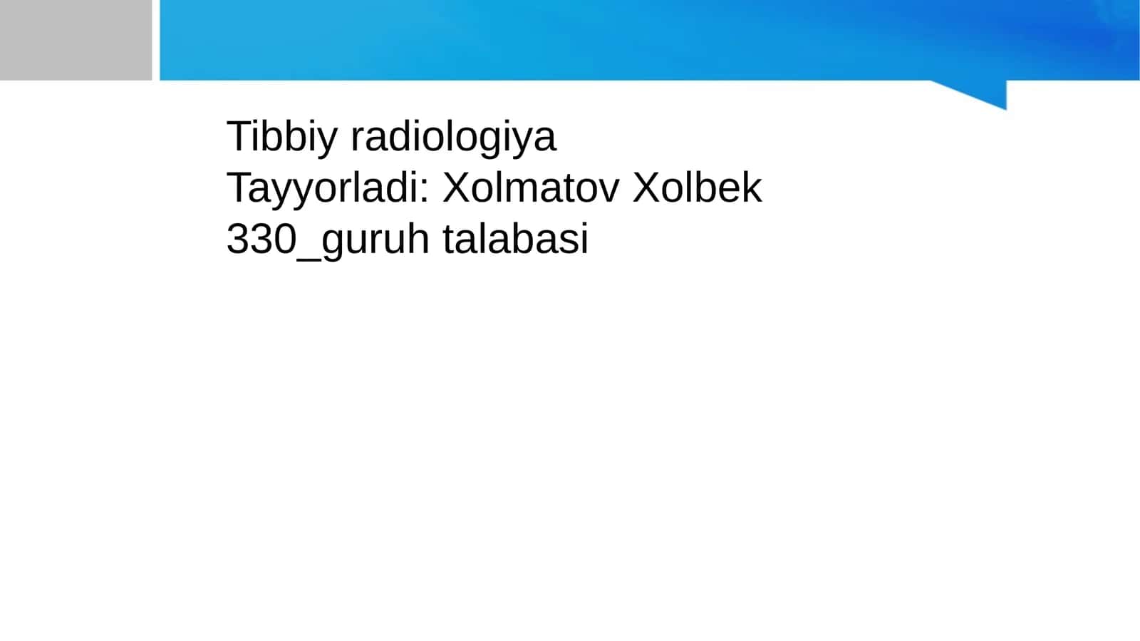 Radiologiya