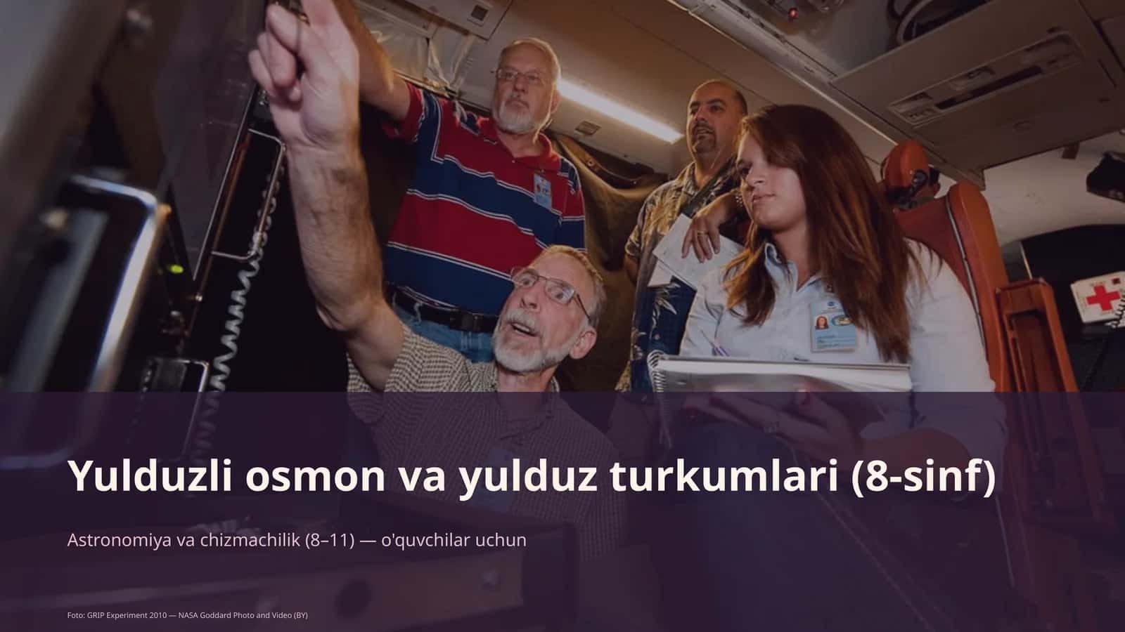 Yulduzli osmon va yulduz turkumlari (8-sinf)