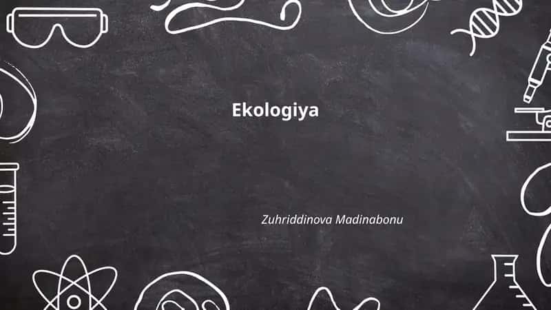 Ekologiya
