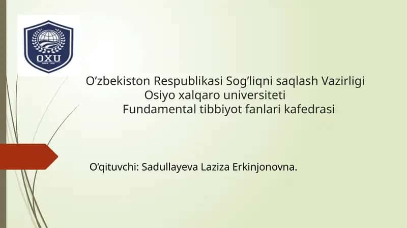 Tibbiyeti kavade ontologiya asoslari