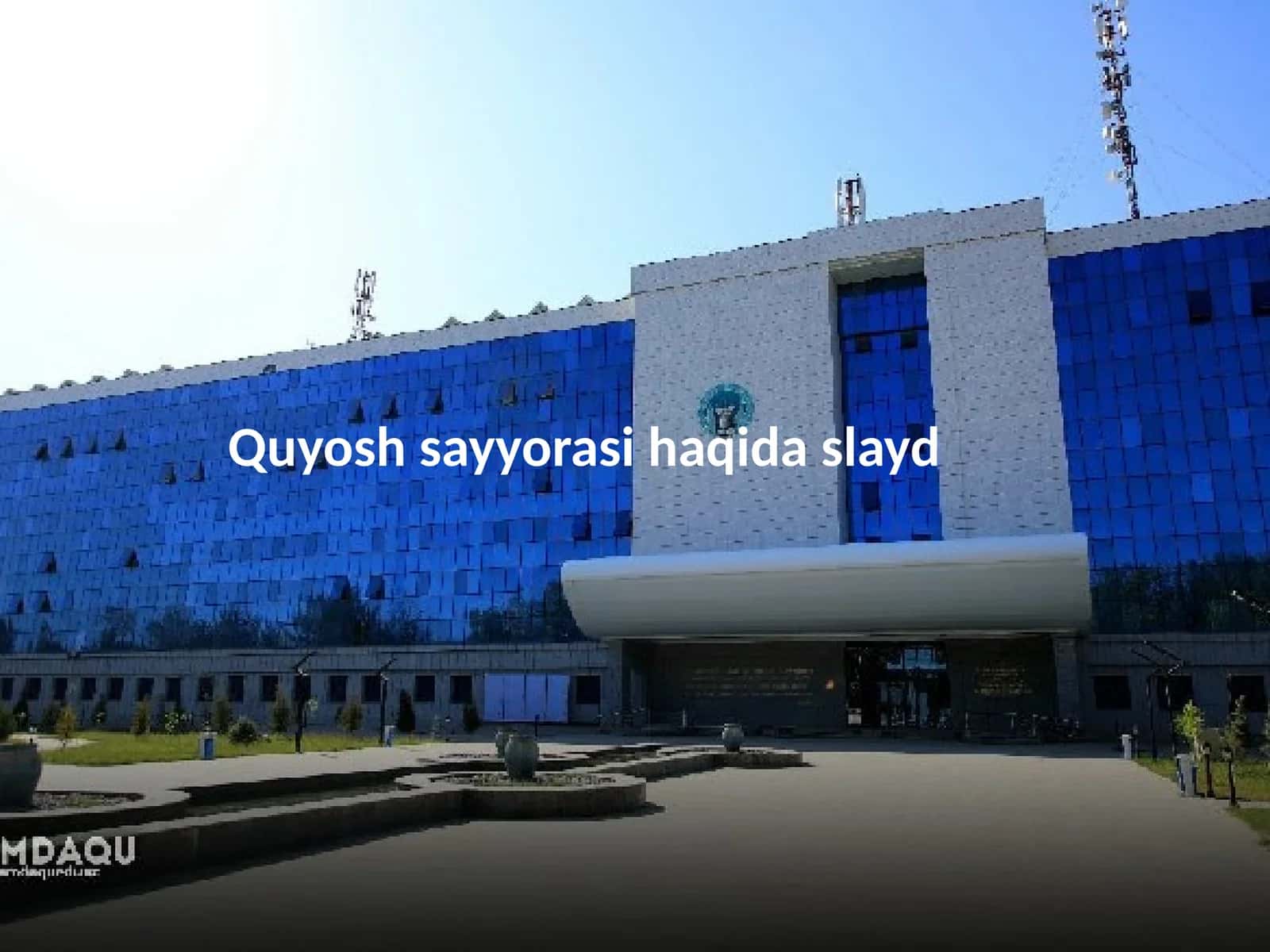 Quyoshsayyorasihaqidaslayd