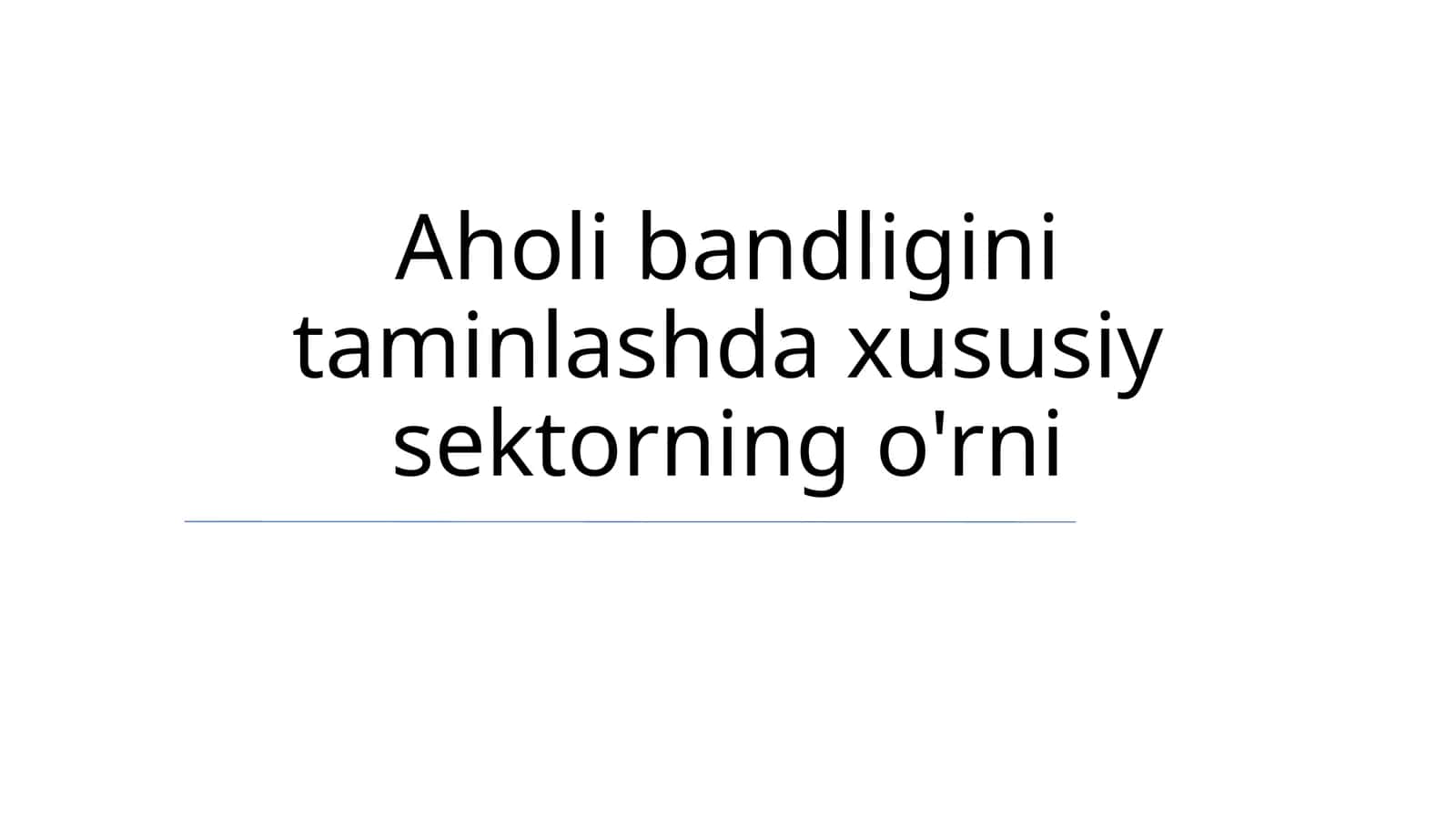 Ko'nikmalarni rivojlantirish va o'qitish tashabbuslari