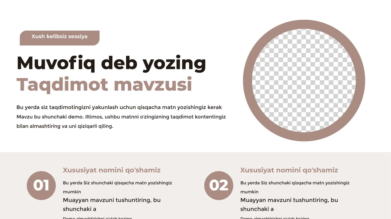 Zamonaviy Kompaniya Profili va Faoliyati Taqdimoti (12 Slayd)