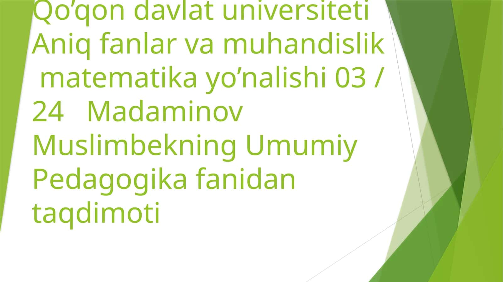 Movaraunnahrda Amir Temur tomonidan markazlahgan davlat barpo etilishi va uning fan, madaniyat va ma’rifat rivojiga qo’shgan hissasi