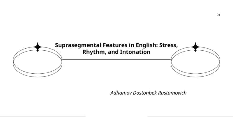 Suprasegmental Features in English: Stress, Rhythm, and Intonation