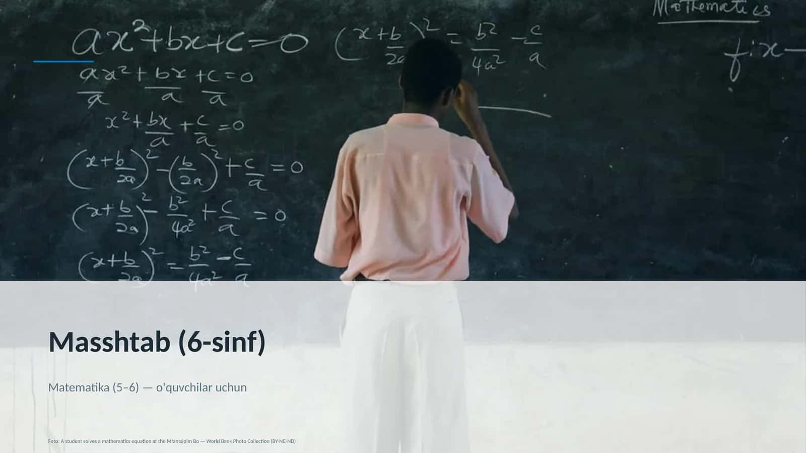 Masshtab (6-sinf)