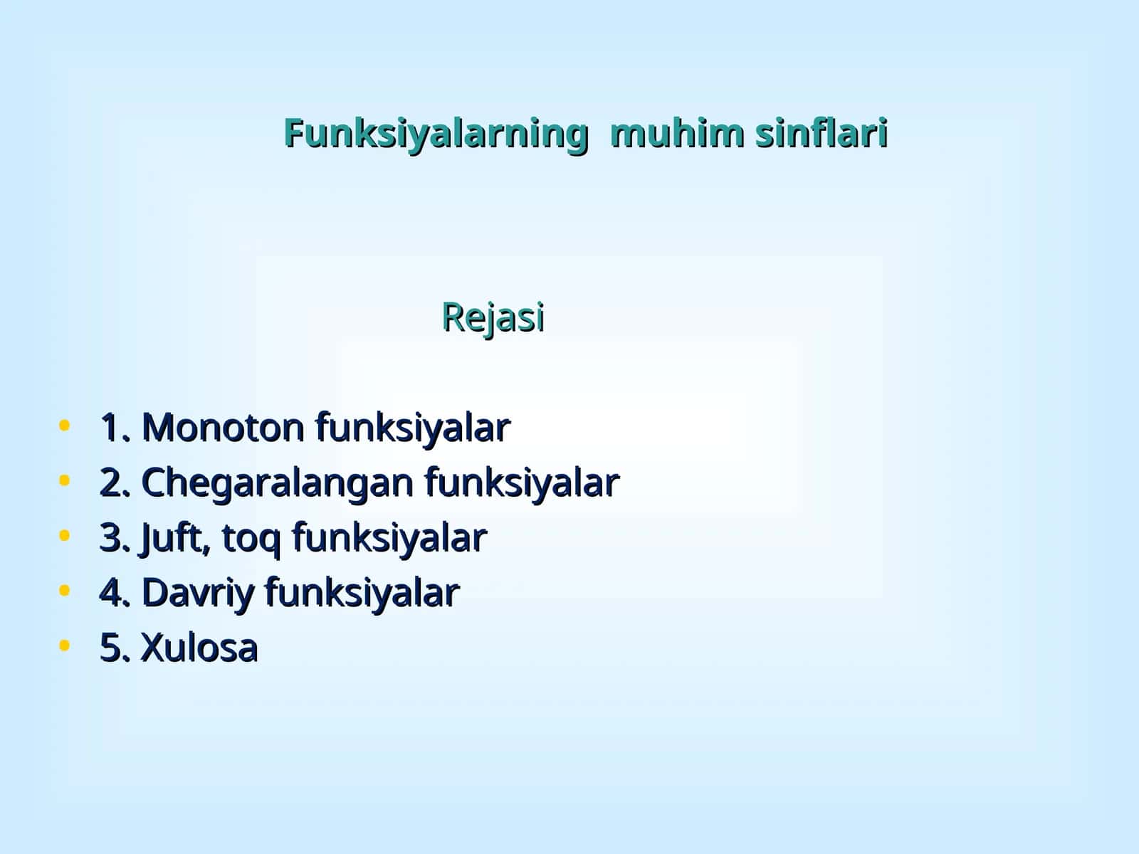 Funksiyalar