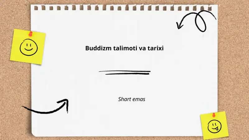 Buddizm talimoti va tarixi