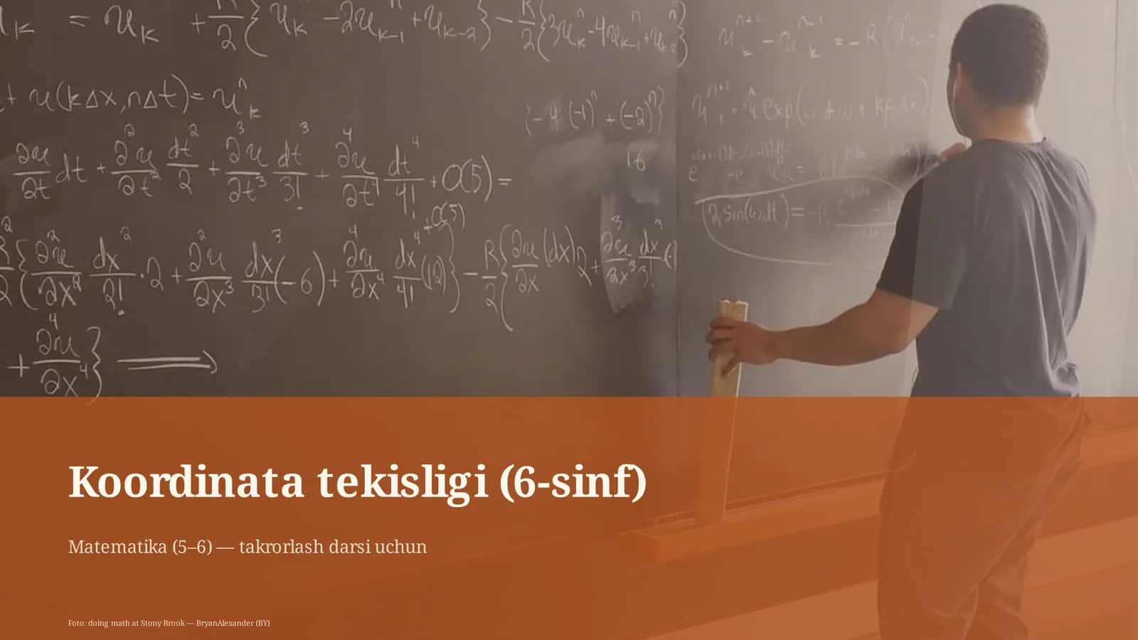 Koordinata tekisligi (6-sinf)
