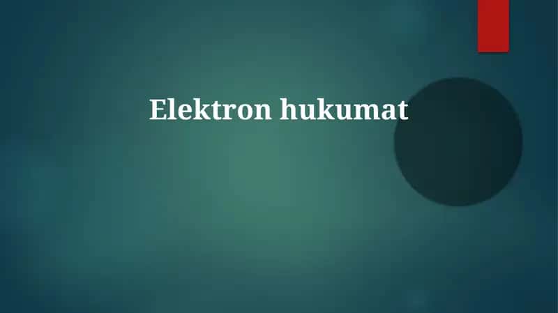 Elektronhukumat