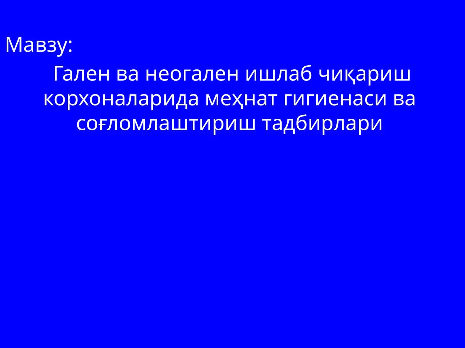 Fitopreparatlar tayyorlash