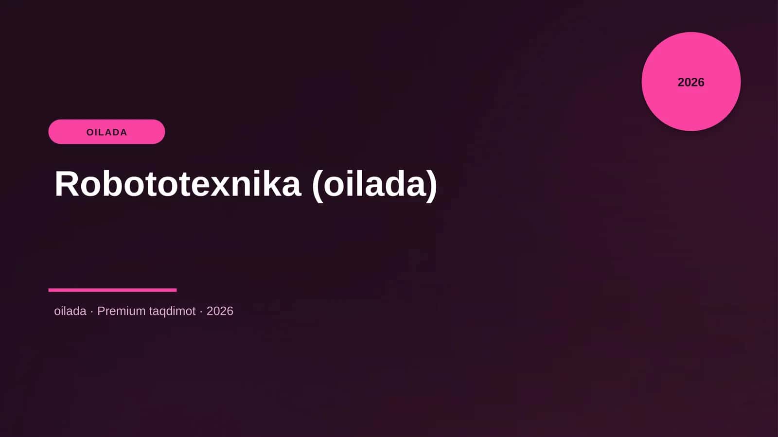 Robototexnika (oilada)