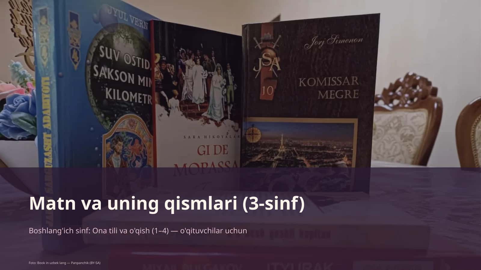 Matn va uning qismlari (3-sinf)